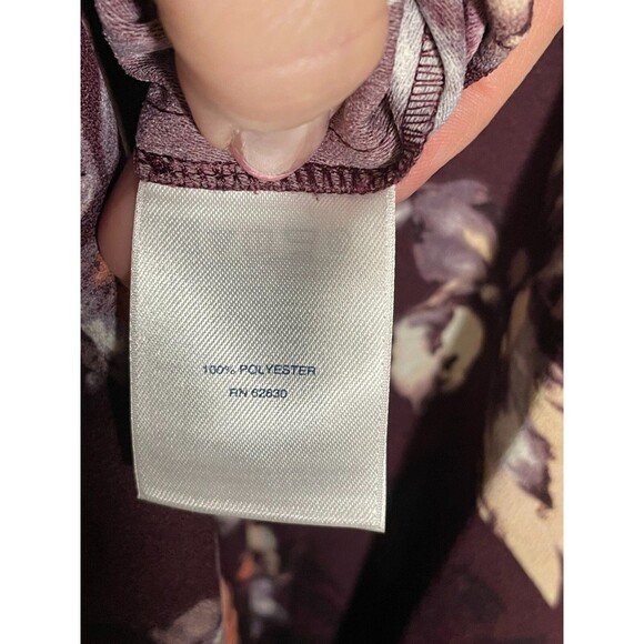 Land's End Red Floral Sheath Dress with Pockets Short Sleeve Women's 18W - Picture 13 of 14